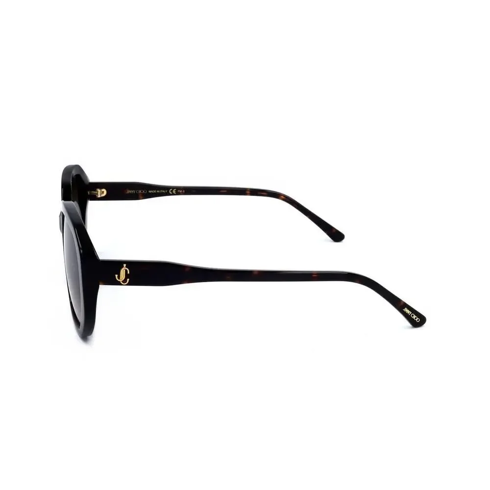 NEW Jimmy Choo Karly Havana Square Oversized Gradient Luxury Designer Sunglasses